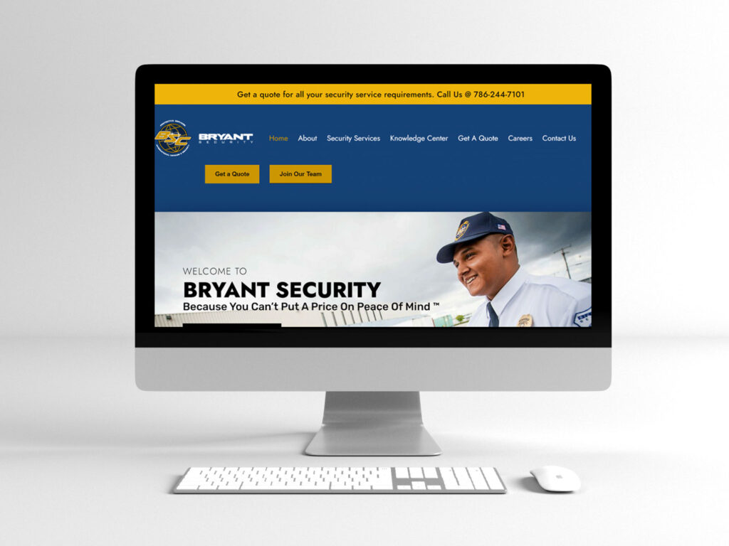 Security Company (Website Design, Web Development, Copywriting, SEO, PPC)