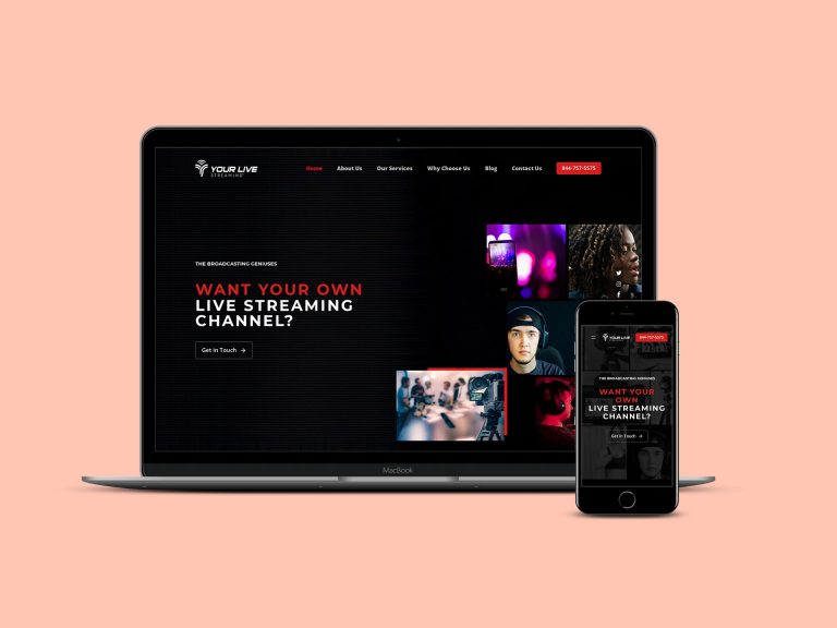 Live Streaming Platform (Branding, Trademark, Website Design, Web Development, Copywriting, Logo Design, Web Hosting)
